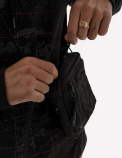 Maharishi 1117 Maha MA Pocket Pouch Black -Maharishi pre aw24 31 october 011123 0094