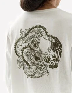 Maharishi 5243 Thar Dragon L/S T-Shirt White -Maharishi pre aw24 31 october 011123 0805 6ef99f9f ac13 4b74 8b74 57bf77ef7170