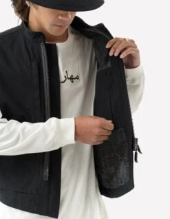 Maharishi 5223 Cordura Asym Armour Vest Black/Subdued Night -Maharishi pre aw24 31 october 011123 0850 18cefea0 bf47 4268 b75f bf723c7695d9