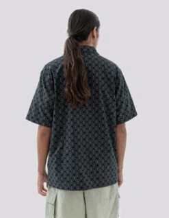 Maharishi 5205 Wagara Camp Collar Shirt Black -Maharishi pre aw24 31 october 011123 1771