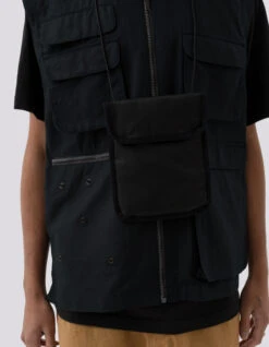 Maharishi 5201 Hemp Utility Vest Black -Maharishi pre aw24 31 october 021123 2849