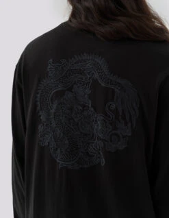 Maharishi 5243 Thar Dragon L/S T-Shirt Black -Maharishi pre aw24 31 october 021123 3029