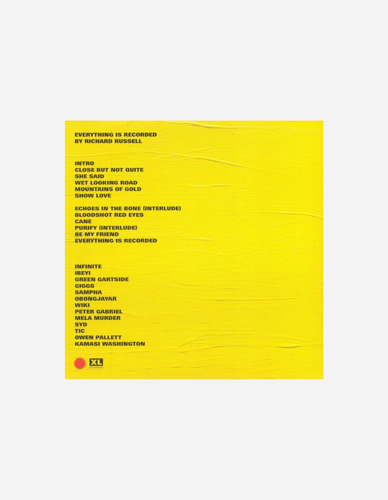 Maharishi Everything Is Recorded LP 2 Maharishi Everything Is Recorded LP - Image 2