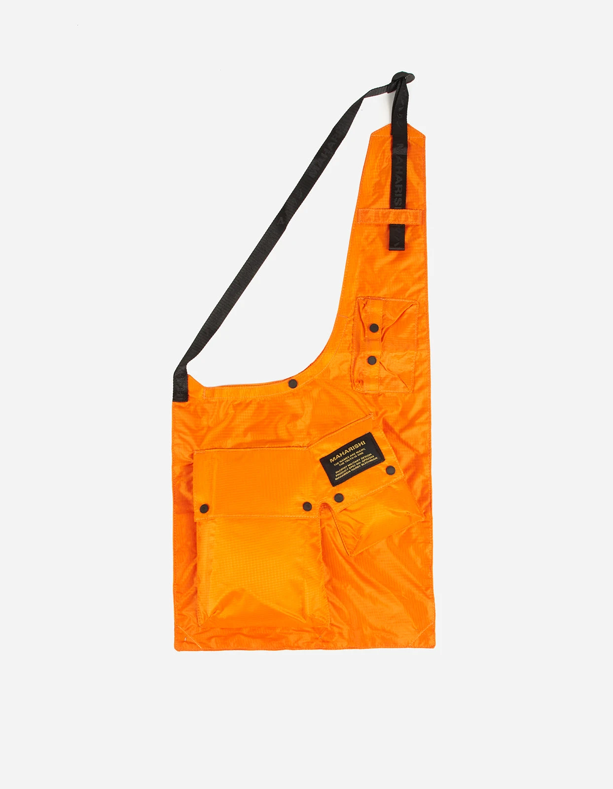 Maharishi 9638 Monk Sling Bag · Cotton Nylon Ripstop Orange 1 Maharishi 9638 Monk Sling Bag · Cotton Nylon Ripstop Orange