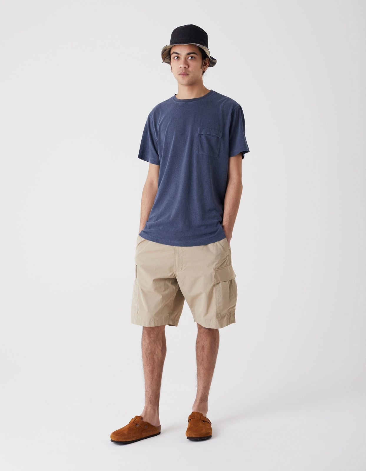 Maharishi 7021 Hemp Organic Pocket T-Shirt Navy 2 Maharishi 7021 Hemp Organic Pocket T-Shirt Navy - Image 2