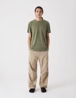 Maharishi 7021 Hemp Organic Pocket T-Shirt Olive OG-107F -Maharishi ss22 7021 olive og 107f 11