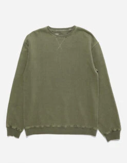Maharishi 5 Maharishi 8011 Hemp Organic Crew Sweat Olive OG-107F