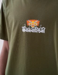 Maharishi 1261 Abundance Dragon Circle T-Shirt Olive -Maharishi ss24233 5123 fa8c9a27 aa87 4b36 a9c6 9ecc4644f8fd