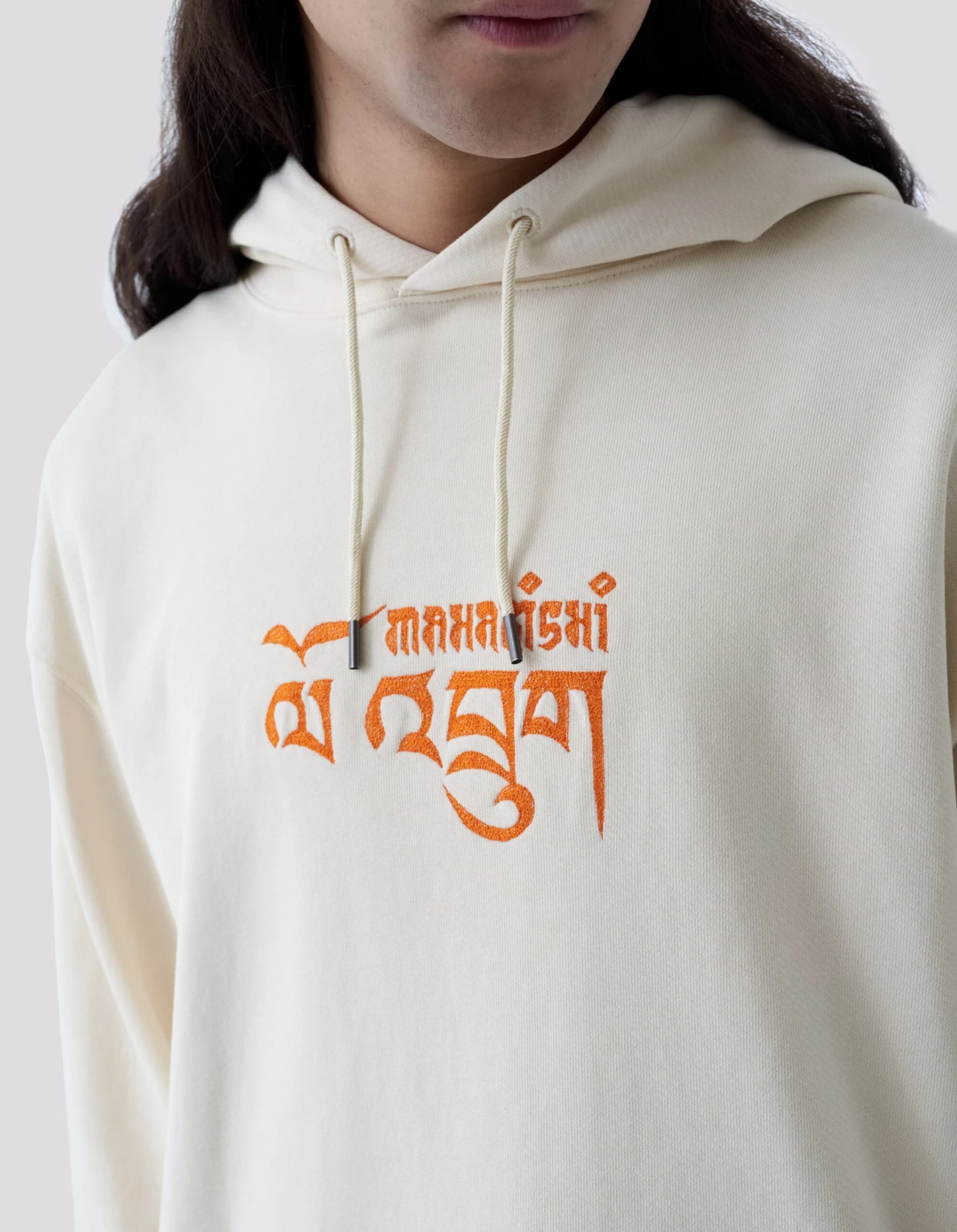 Maharishi 5016 Abundance Dragon Hooded Sweat Ecru 4 Maharishi 5016 Abundance Dragon Hooded Sweat Ecru - Image 4