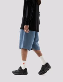 Maharishi 5007 Hemp Asym Loose Track Shorts Subdued Blue -Maharishi ss24446 5358 4909d897 6b16 4312 b249 a3c2e36e70a5