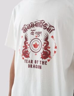 Maharishi 1293 Dragon Anniversary T-Shirt White -Maharishi ss24459 5372 e2b991b3 e309 4400 847f 6fcfabd3bd25