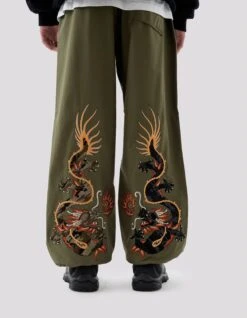 Maharishi 5064 Double Dragons Loose Snopants Olive OG-107F -Maharishi ss24497 6137 6b24e41e 4f61 489b b263 be8158e54708