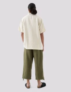 Maharishi 5005 Hemp Camp Collar Shirt Ecru -Maharishi ss24519 5439 5c96feb9 e593 4e87 9eec 49d8829d935b