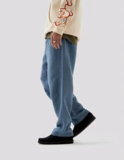 Maharishi 5006 Hemp Asym Loose Track Pants Subdued Blue -Maharishi ss2476 5669 8fa57cde fb8e 433c 8325 562d4ee8a92d