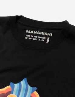 1265 Maharishi Cloud Temple T-Shirt Black 17 1265 Maharishi Cloud Temple T-Shirt Black -Maharishi ss24 1265 black 40