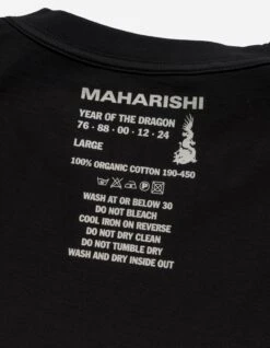1265 Maharishi Cloud Temple T-Shirt Black 19 1265 Maharishi Cloud Temple T-Shirt Black -Maharishi ss24 1265 black 60