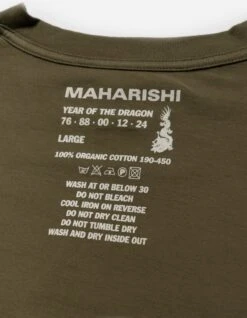1265 Maharishi Cloud Temple T-Shirt Olive 19 1265 Maharishi Cloud Temple T-Shirt Olive -Maharishi ss24 1265 olive og 107f 60