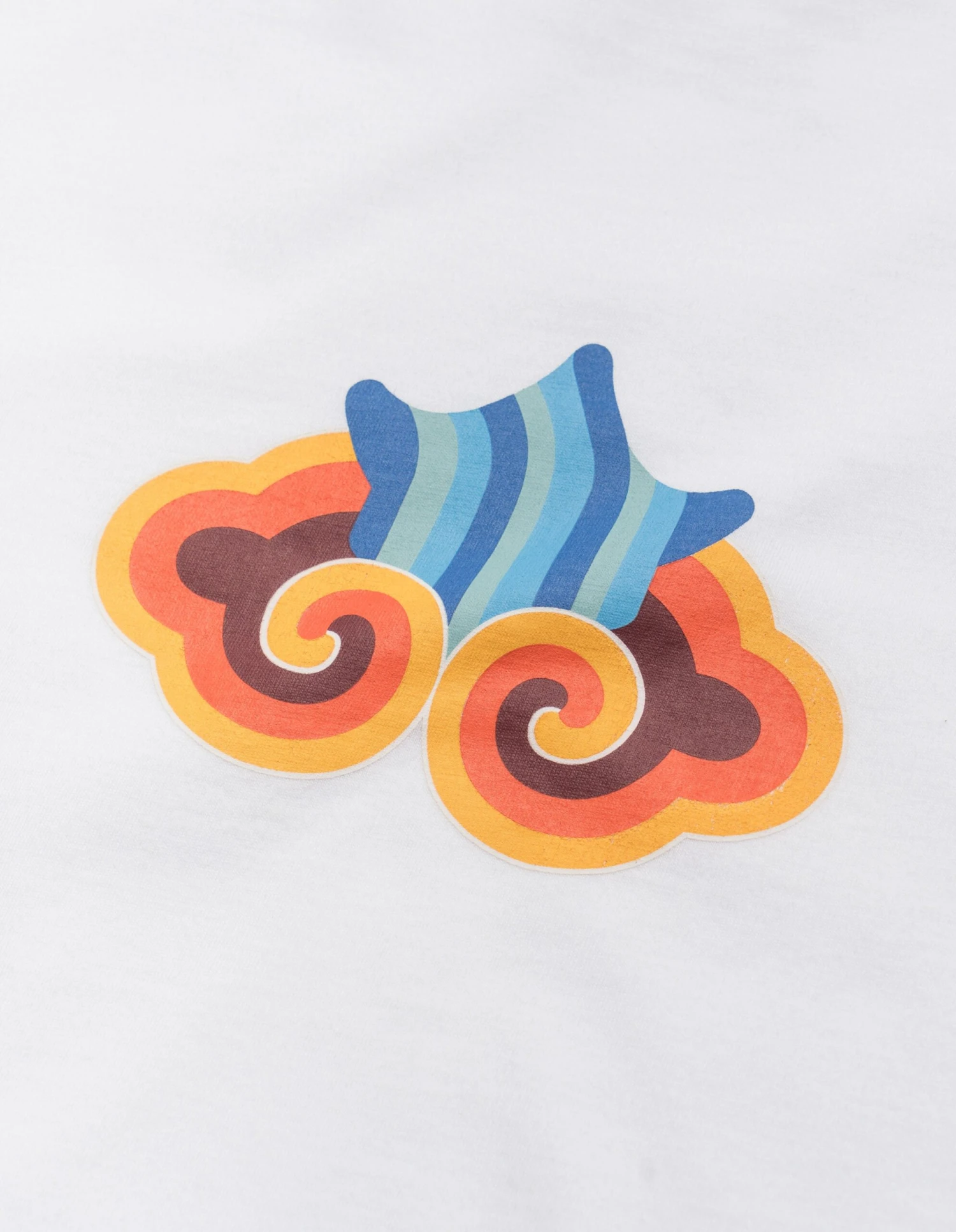 1265 Maharishi Cloud Temple T-Shirt White 8 1265 Maharishi Cloud Temple T-Shirt White - Image 8