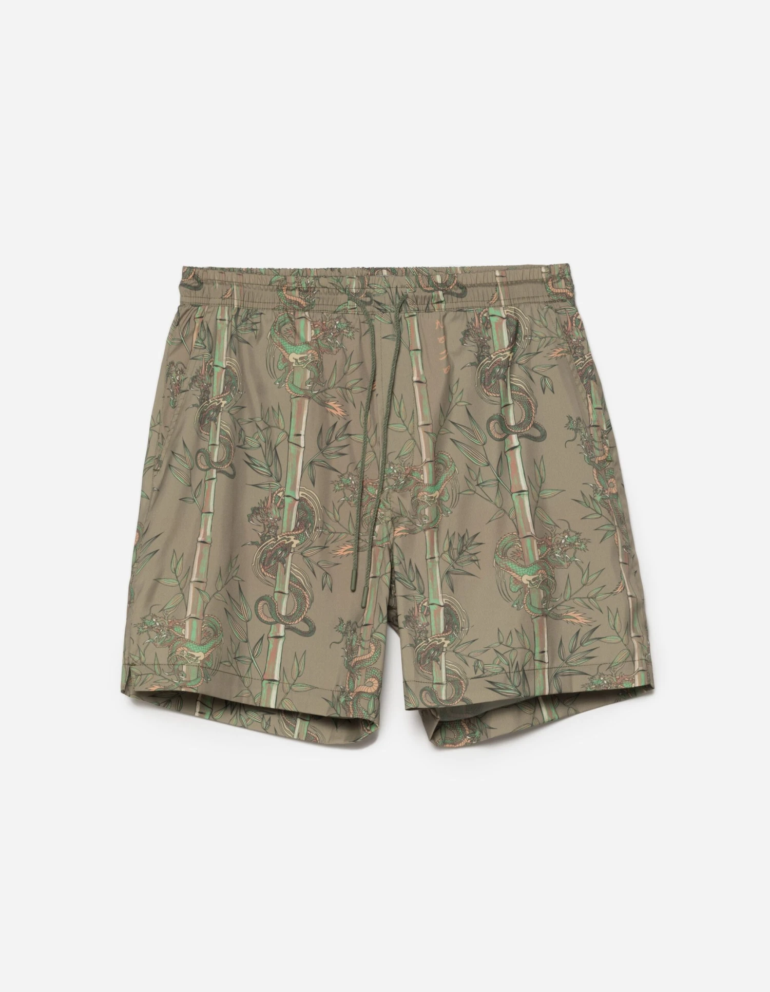 Maharishi 1272 Dragon Bamboo Swim Shorts Olive 1 Maharishi 1272 Dragon Bamboo Swim Shorts Olive