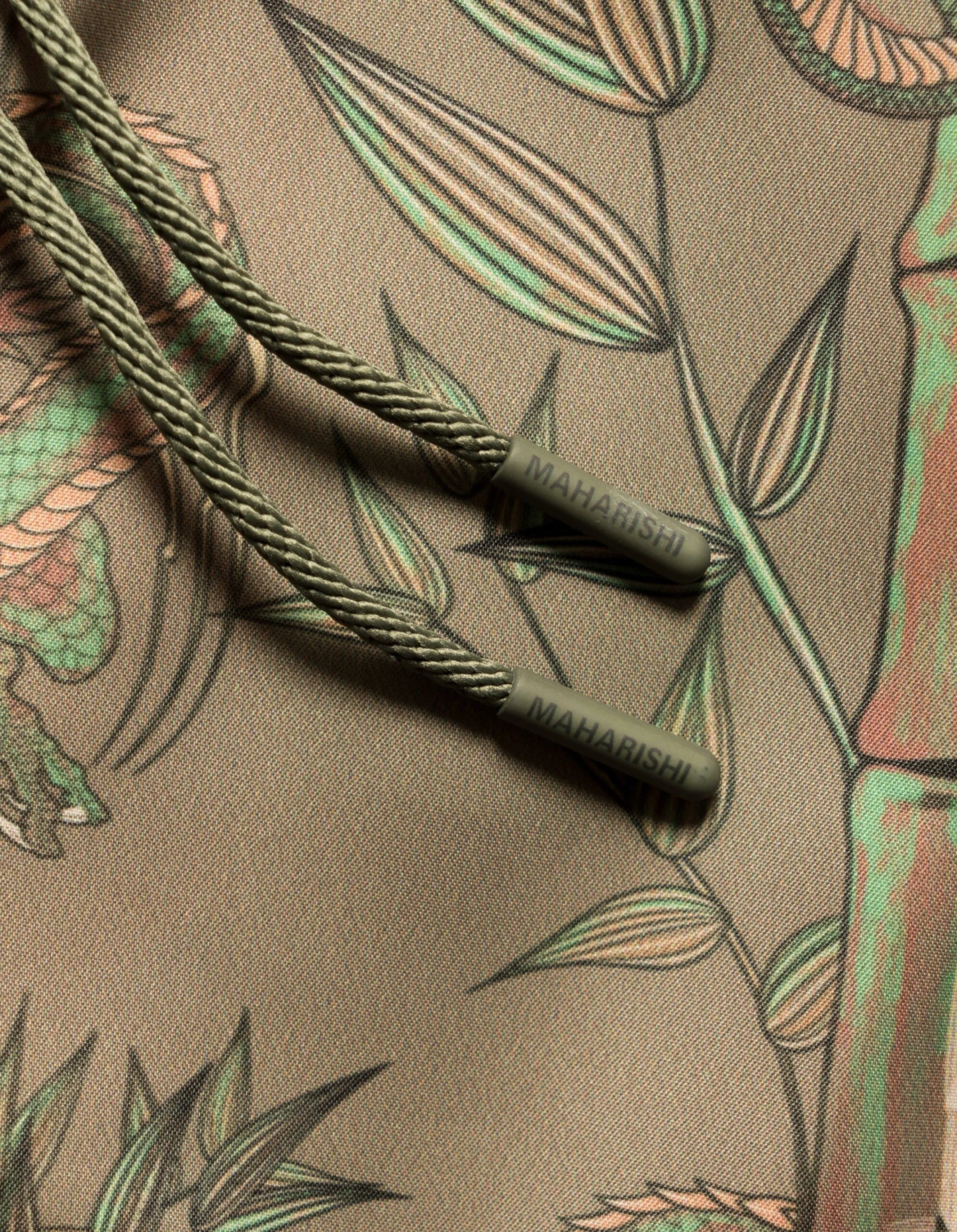 Maharishi 1272 Dragon Bamboo Swim Shorts Olive 7 Maharishi 1272 Dragon Bamboo Swim Shorts Olive - Image 7