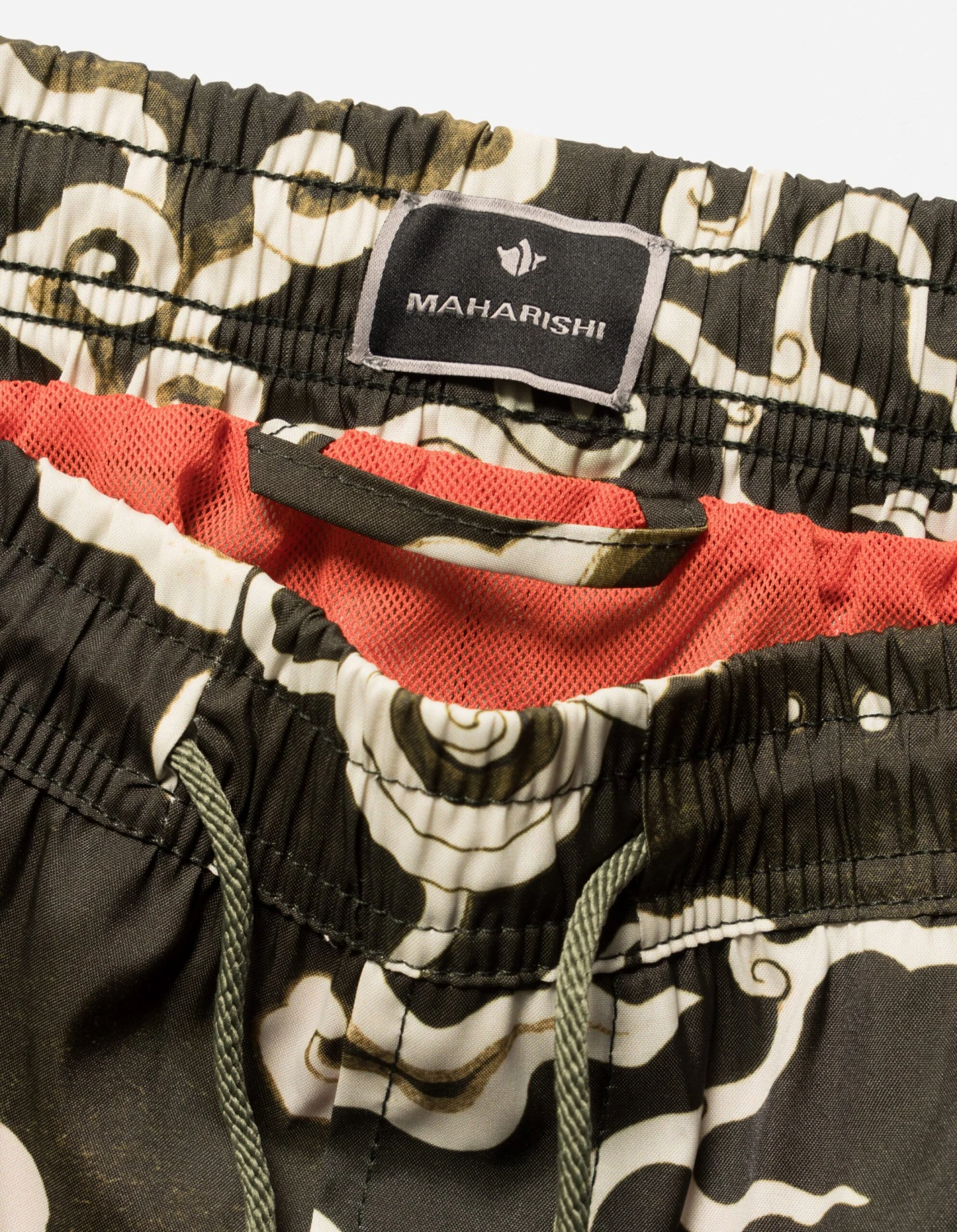 Maharishi 1273 Cloud Dragon Swim Shorts Olive 6 Maharishi 1273 Cloud Dragon Swim Shorts Olive - Image 6