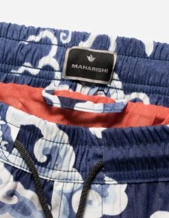 Maharishi 1273 Cloud Dragon Swim Shorts Navy -Maharishi ss24 1273 subdued blue 30