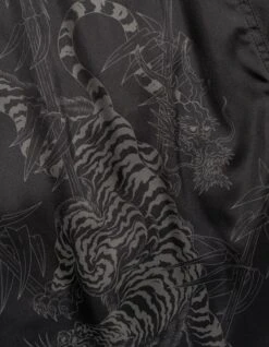 Maharishi 1274 Bamboo Tiger Swim Shorts Black -Maharishi ss24 1274 black 40