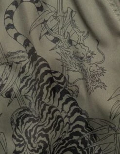 Maharishi 1274 Bamboo Tiger Swim Shorts Olive -Maharishi ss24 1274 olive 50