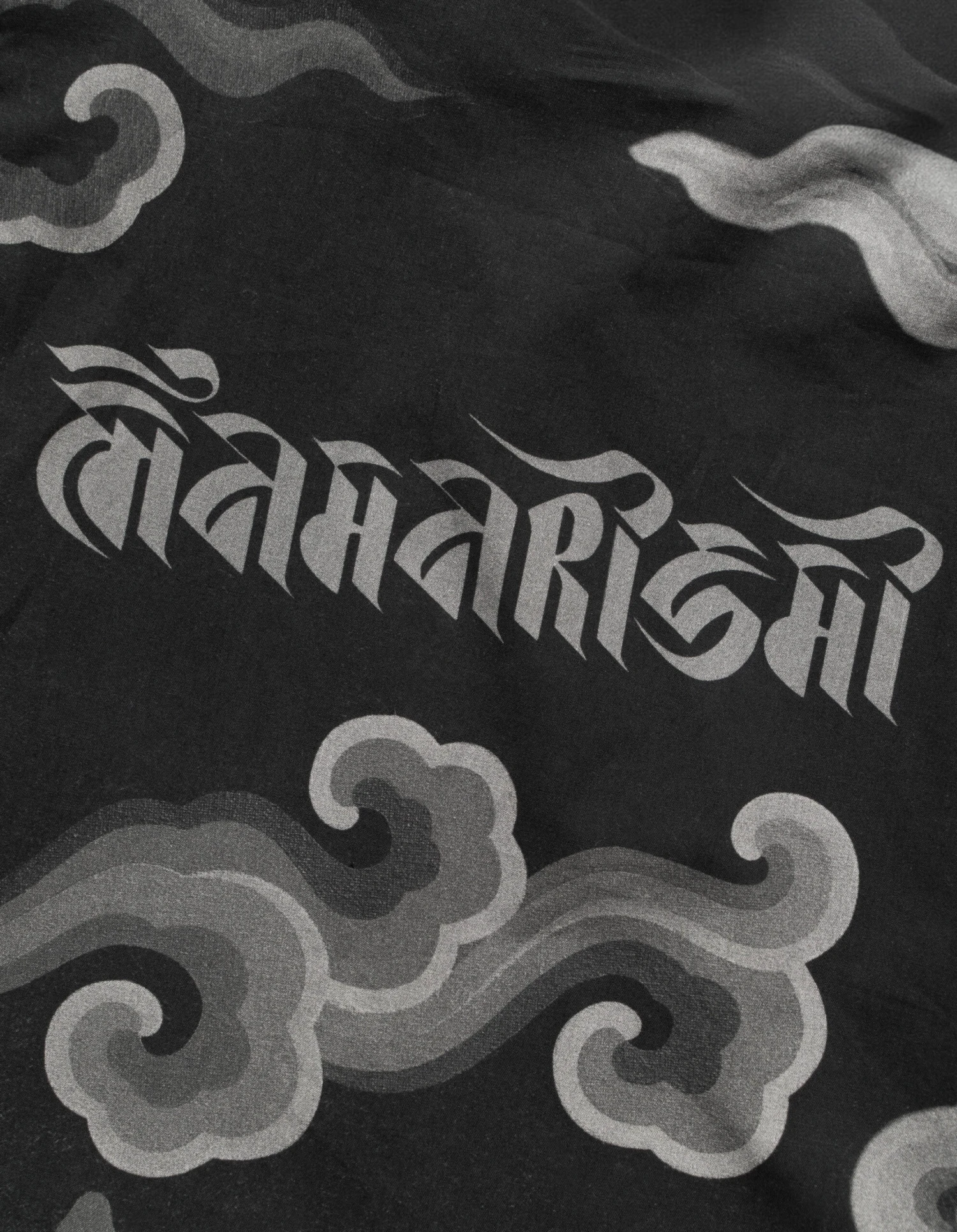Maharishi 1282 Cloud Dragon Camp Collar Shirt Black 10 Maharishi 1282 Cloud Dragon Camp Collar Shirt Black - Image 10