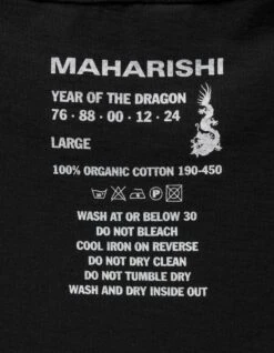 1307 Micro Maharishi T-Shirt Black -Maharishi ss24 1307 black 50