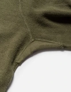 Maharishi 5001 Kesagiri Hemp Crew Sweat Olive OG-107F -Maharishi ss24 5001 olive og 107f 50