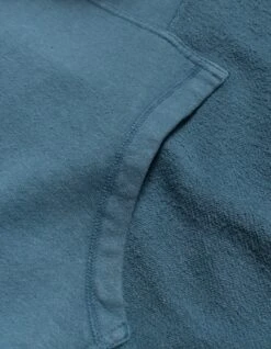 Maharishi 5002 Kesagiri Hemp Hooded Sweat Subdued Blue -Maharishi ss24 5002 blue 30