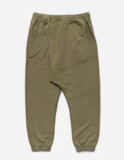 Maharishi 5003 Kesagiri Hemp Low Sweatpants Olive OG-107F