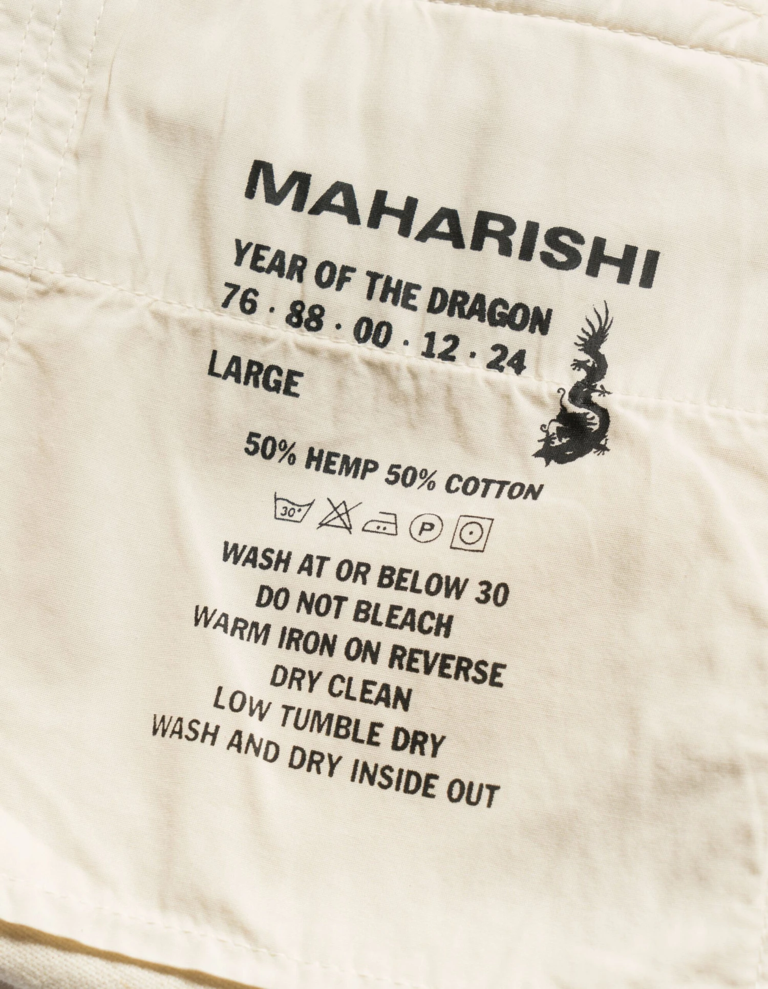 Maharishi 5031 Tibetan Clouds Track Pants Ecru 13 Maharishi 5031 Tibetan Clouds Track Pants Ecru - Image 13