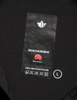 Maharishi 5037 Veg Dyed Tech Cargo Shirt Black -Maharishi ss24 5037 black 70