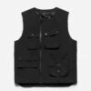 Maharishi 5038 Veg Dyed Tech Cargo Vest Black