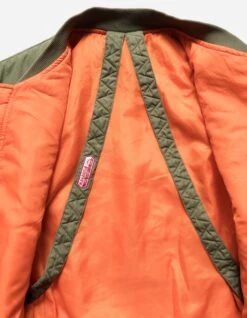 Maharishi 5056 Monk MA-1 Flight Jacket Olive -Maharishi ss24 5056 olive 80