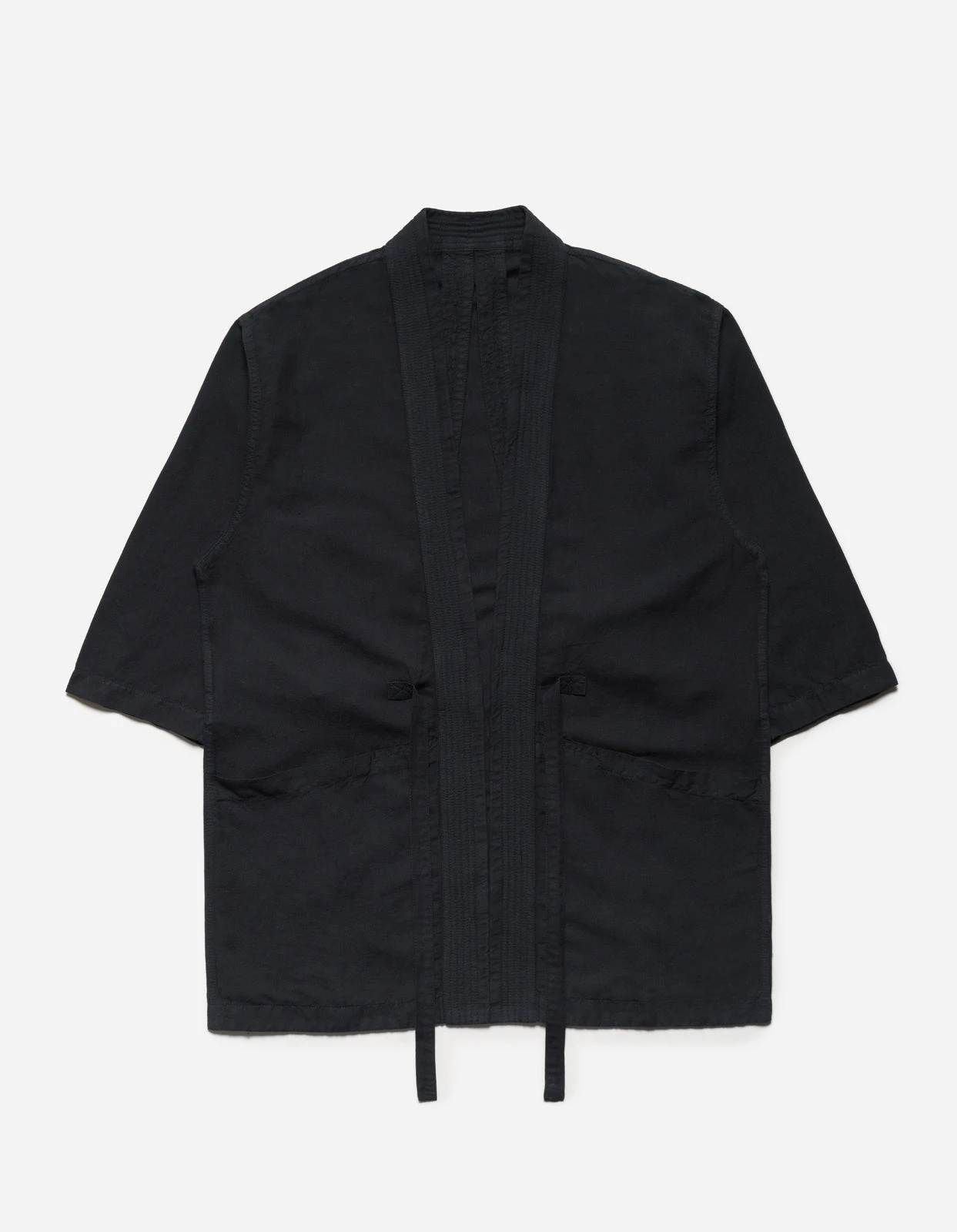 Maharishi 5088 Hemp Summer Kimono Navy 1 Maharishi 5088 Hemp Summer Kimono Navy