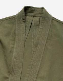 Maharishi 5088 Hemp Summer Kimono Olive -Maharishi ss24 5088 olive 60