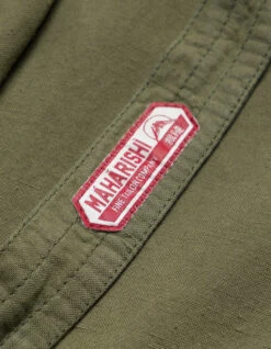 Maharishi 5088 Hemp Summer Kimono Olive -Maharishi ss24 5088 olive 80