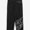 Maharishi 5137 Maha Basquiat Camo Loose Snopants® Black