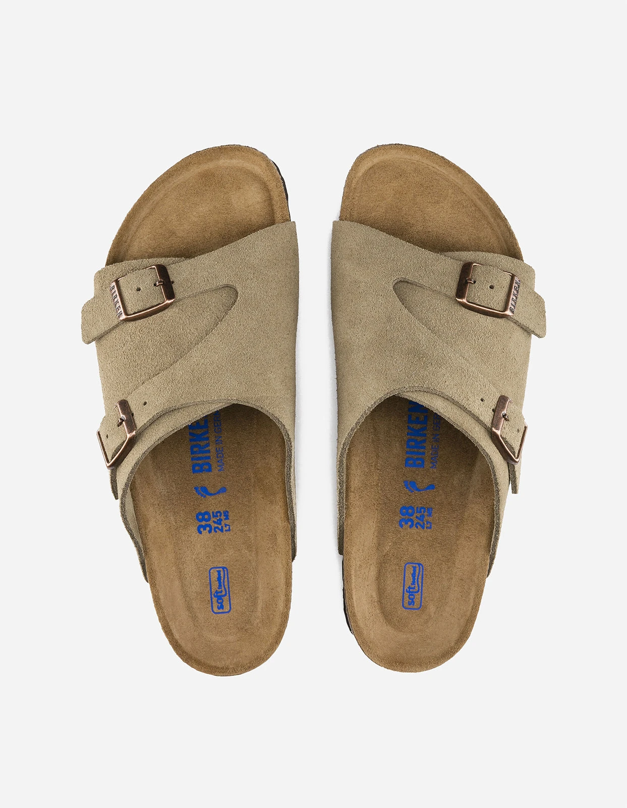 Birkenstock Zürich BS Suede Taupe 3 Birkenstock Zürich BS Suede Taupe - Image 3