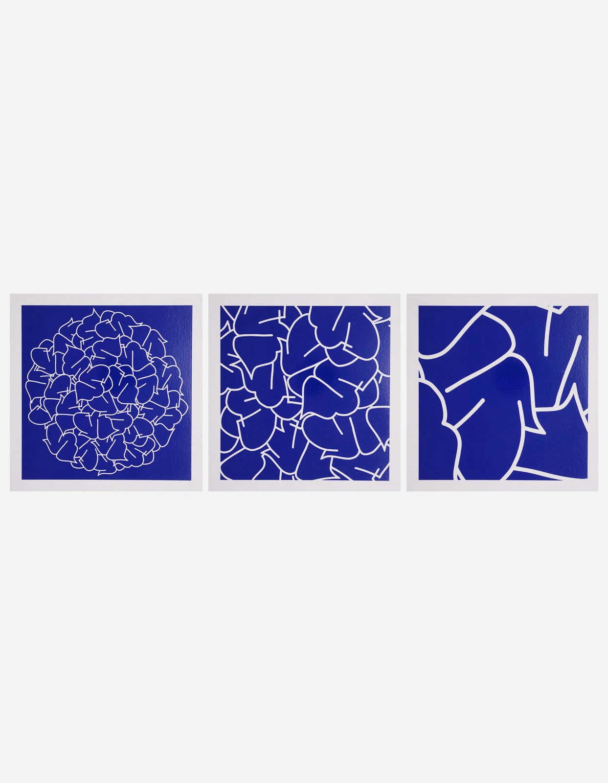 Teach YE-105, 106 & 107 Triptych Blue 1 Teach YE-105, 106 & 107 Triptych Blue