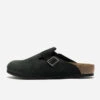 Birkenstock Boston Suede Embossed Black
