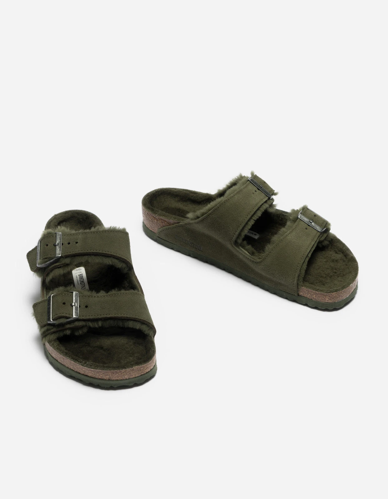 Birkenstock Arizona VL Shearling Thyme 6 Birkenstock Arizona VL Shearling Thyme - Image 6