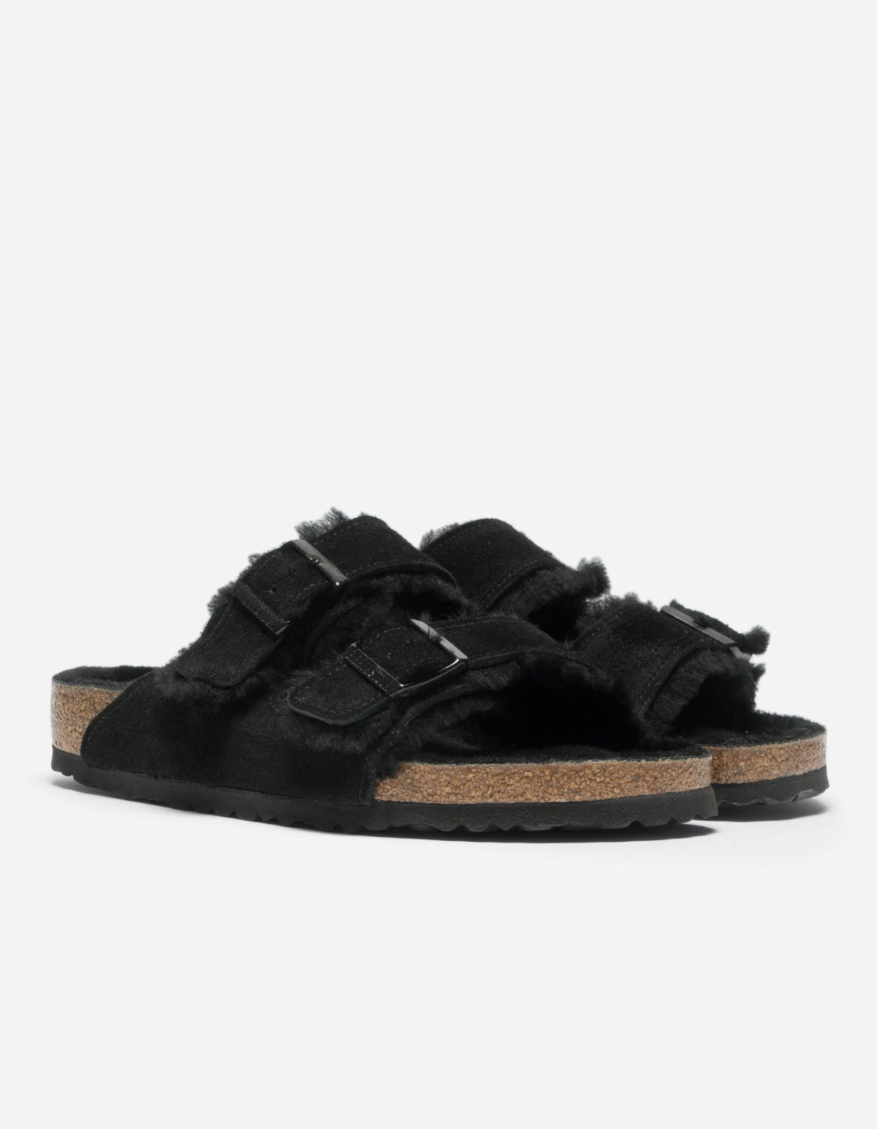Birkenstock Arizona VL Shearling Black 3 Birkenstock Arizona VL Shearling Black - Image 3