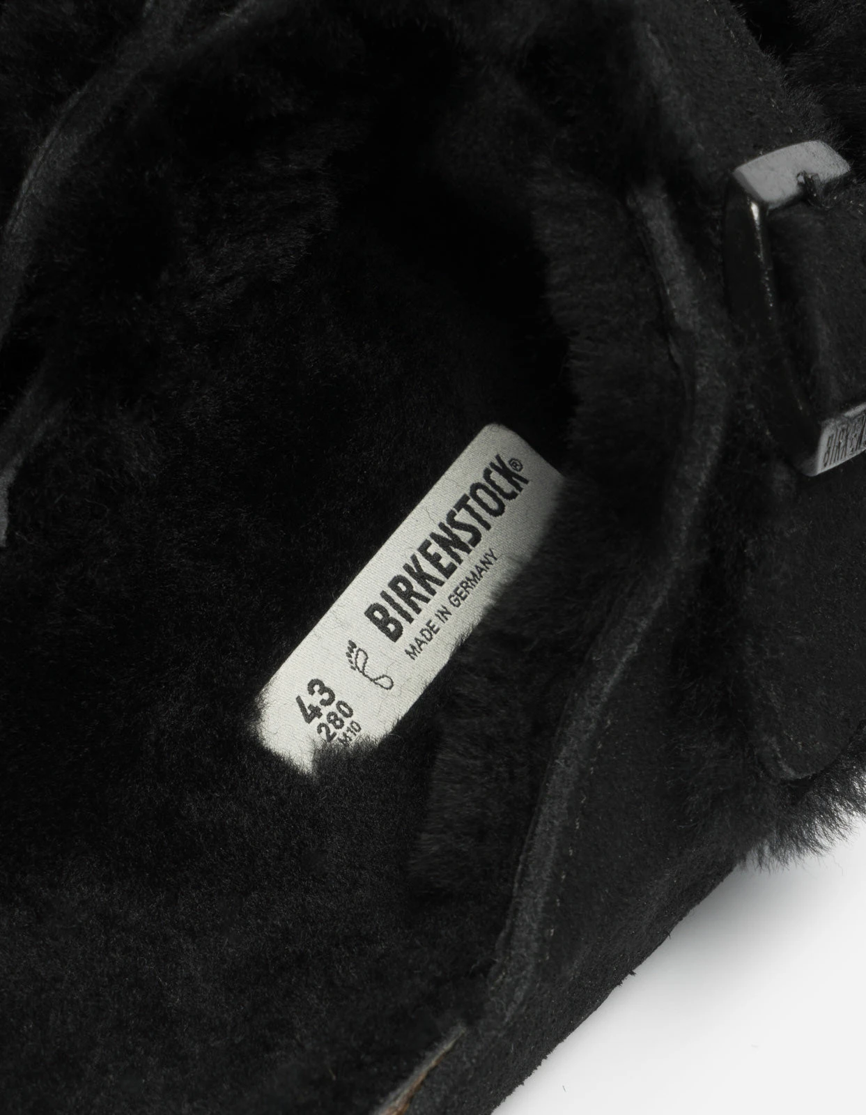 Birkenstock Arizona VL Shearling Black 7 Birkenstock Arizona VL Shearling Black - Image 7